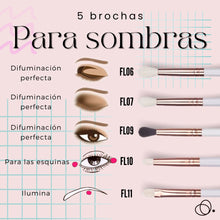 Cargar imagen en el visor de la galería, Set de 14 Brochas Master Set + Pestañas Paloma de regalo