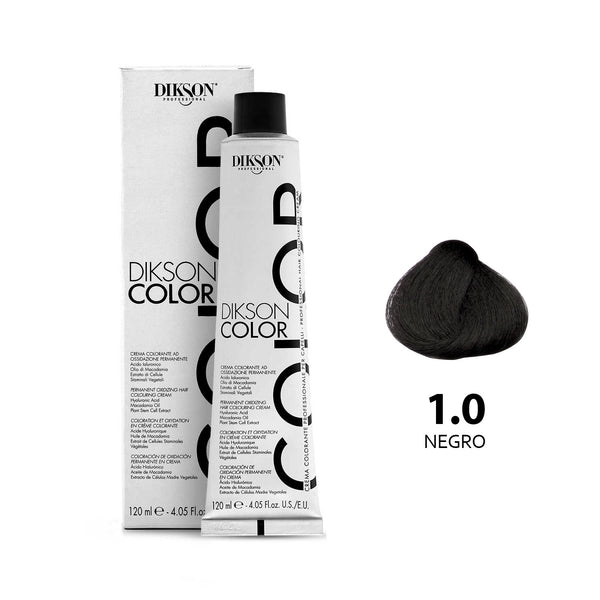 TINTE PARA CABELLO COLOR NEGRO 1.0 DIKSON PROFESSIONAL