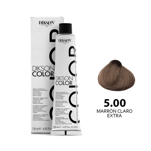 TINTE PARA CABELLO COLOR MARRÓN CLARO EXTRA 5.00 DIKSON PROFESSIONAL