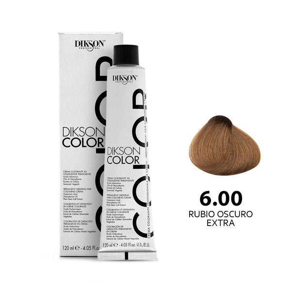 TINTE PARA CABELLO COLOR RUBIO OSCURO EXTRA 6.00 DIKSON PROFESSIONAL