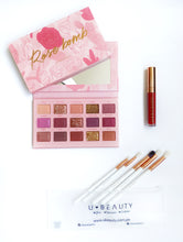 Cargar imagen en el visor de la galería, BEAUTY BOX : PALETA ROSE BOOM + SET PRO BLENDER + LABIAL MAMACITA + ESPEJO DE REGALO
